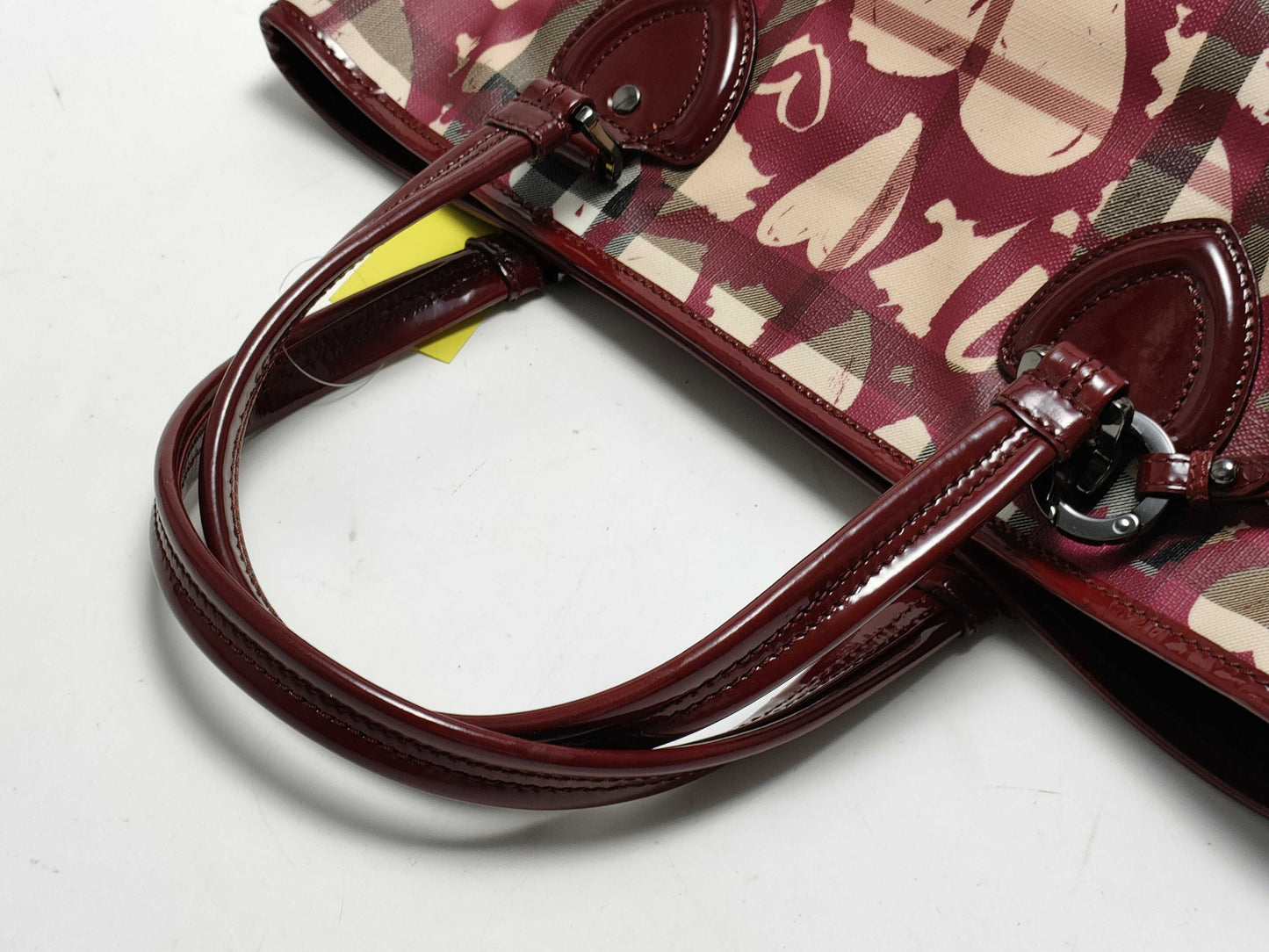 BURBERRY PVC/enamel/tote bag