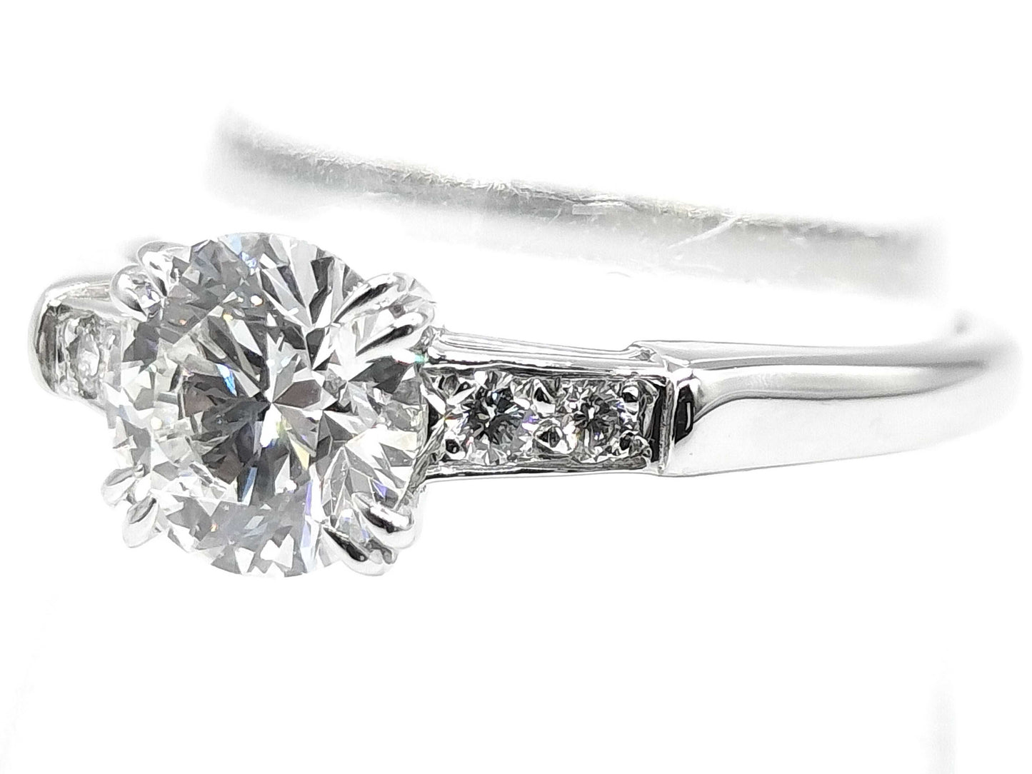 HARRY WINSTON Trist D0.76ct Diamond PT950 3.3g Ring