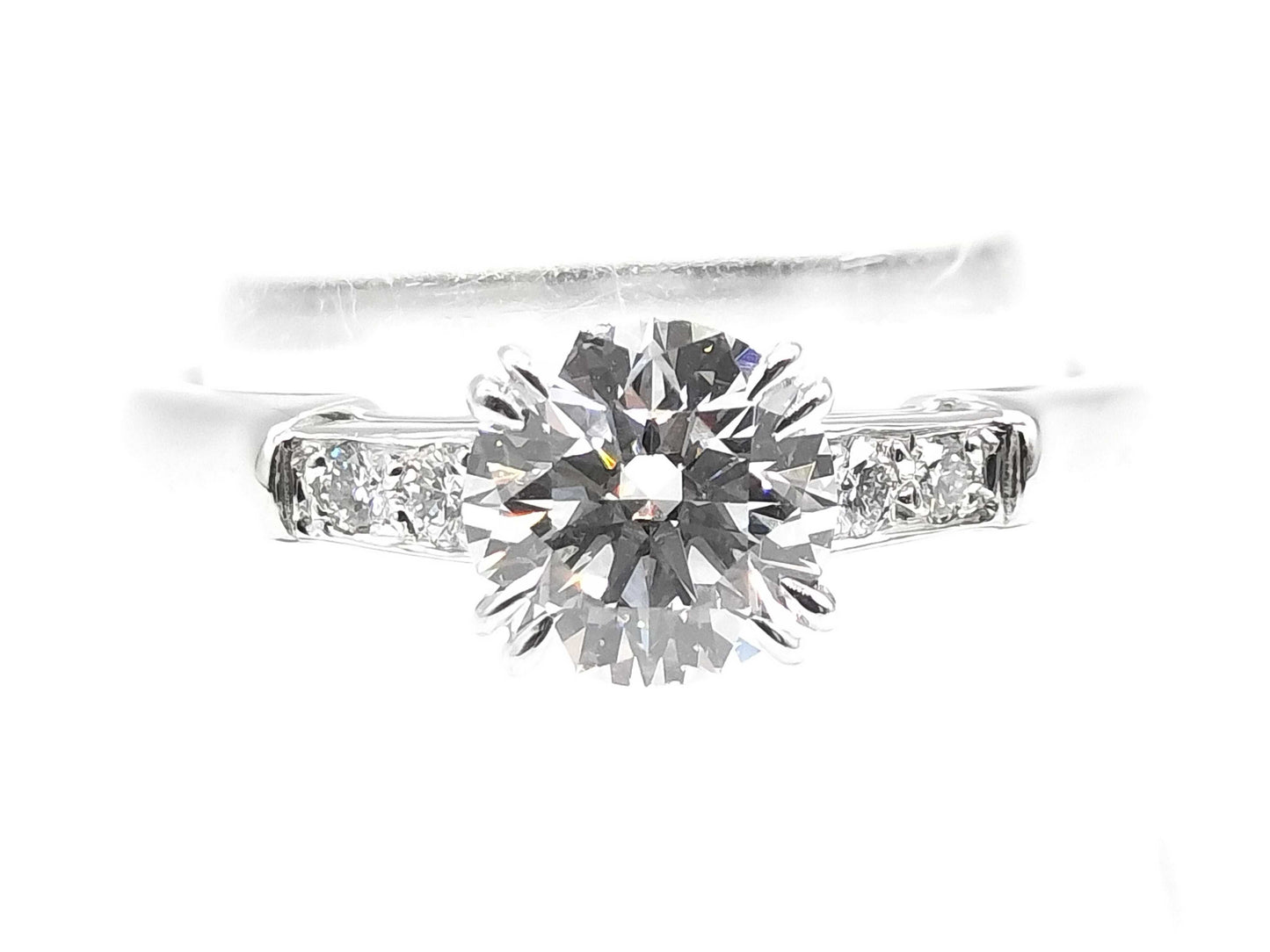 HARRY WINSTON Trist D0.76ct Diamond PT950 3.3g Ring