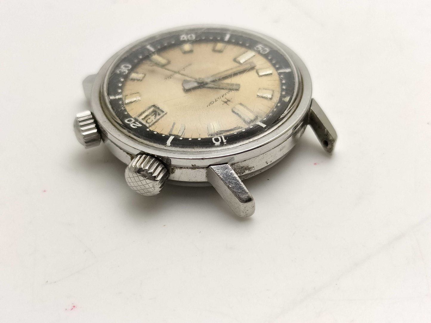 HAMILTON Aquadate 600 Super Compressor, Non-Working, Case Only, Men's Watch