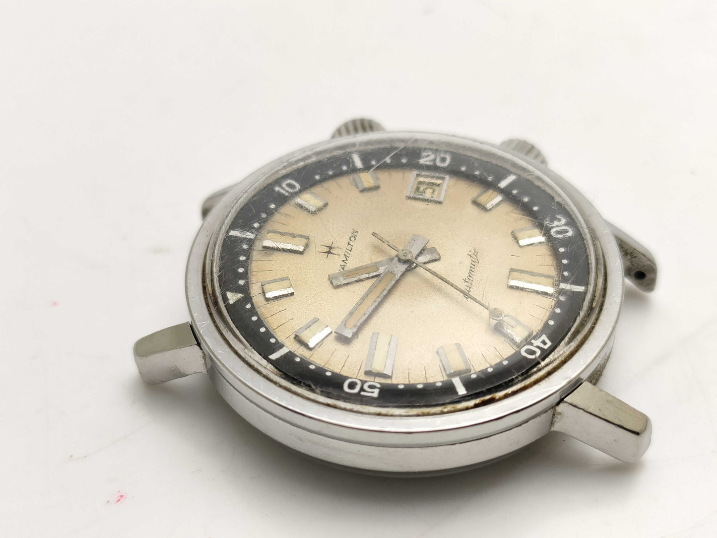 HAMILTON Aquadate 600 Super Compressor, Non-Working, Case Only, Men's Watch