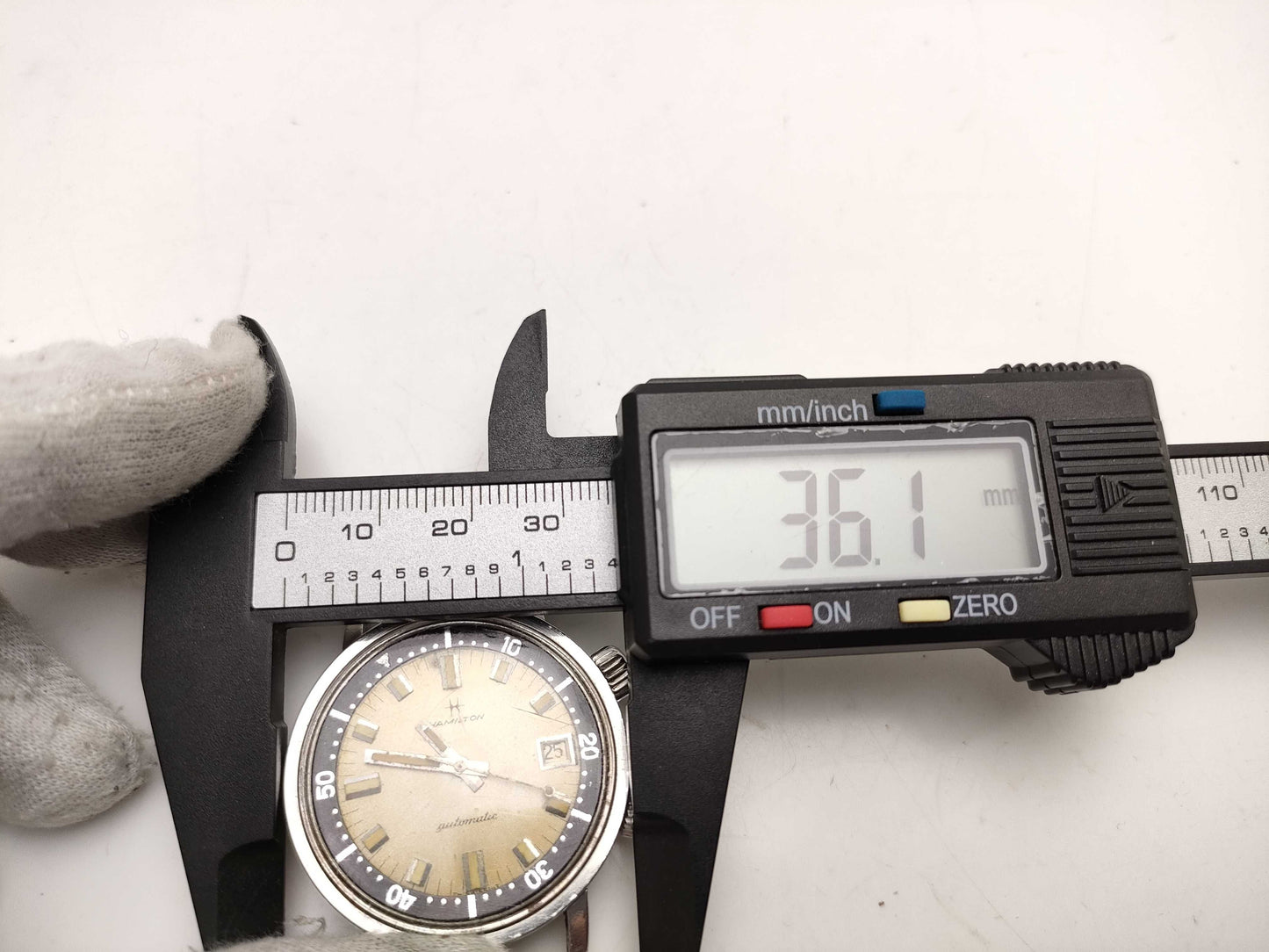 HAMILTON Aquadate 600 Super Compressor, Non-Working, Case Only, Men's Watch