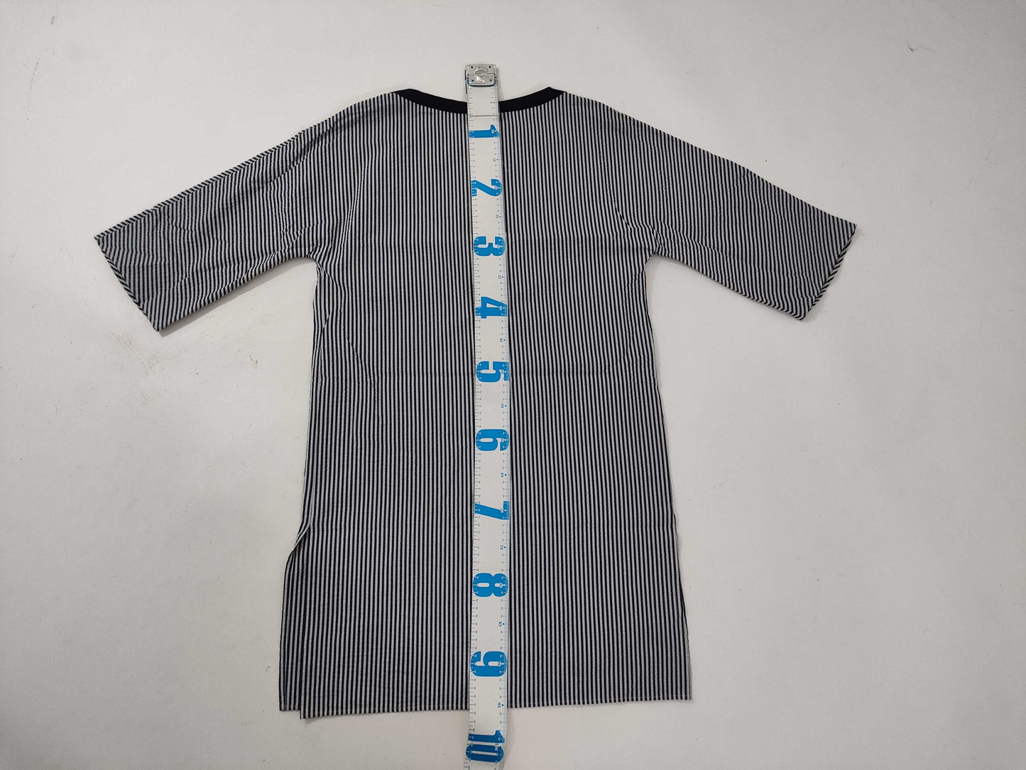 HERMES Beach Line Stripe Dress Dress