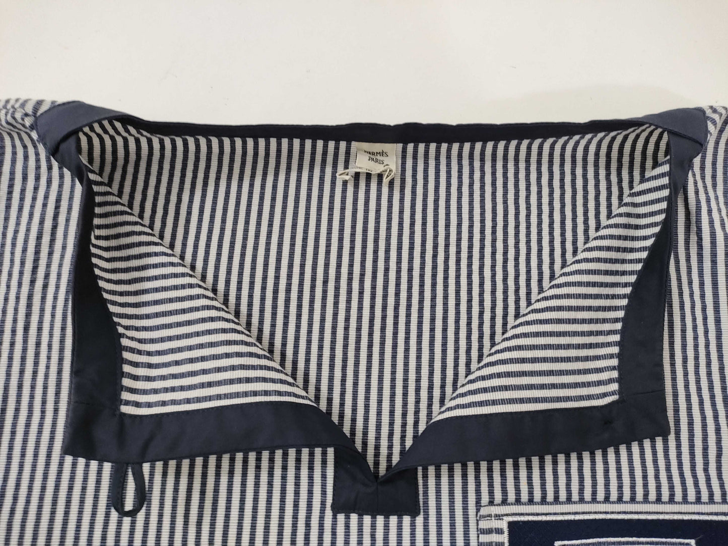 HERMES Beach Line Stripe Dress Dress