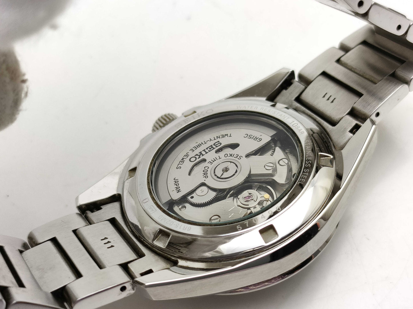 SEIKO 6R15-02M0 Men's Watch with Box and Warranty