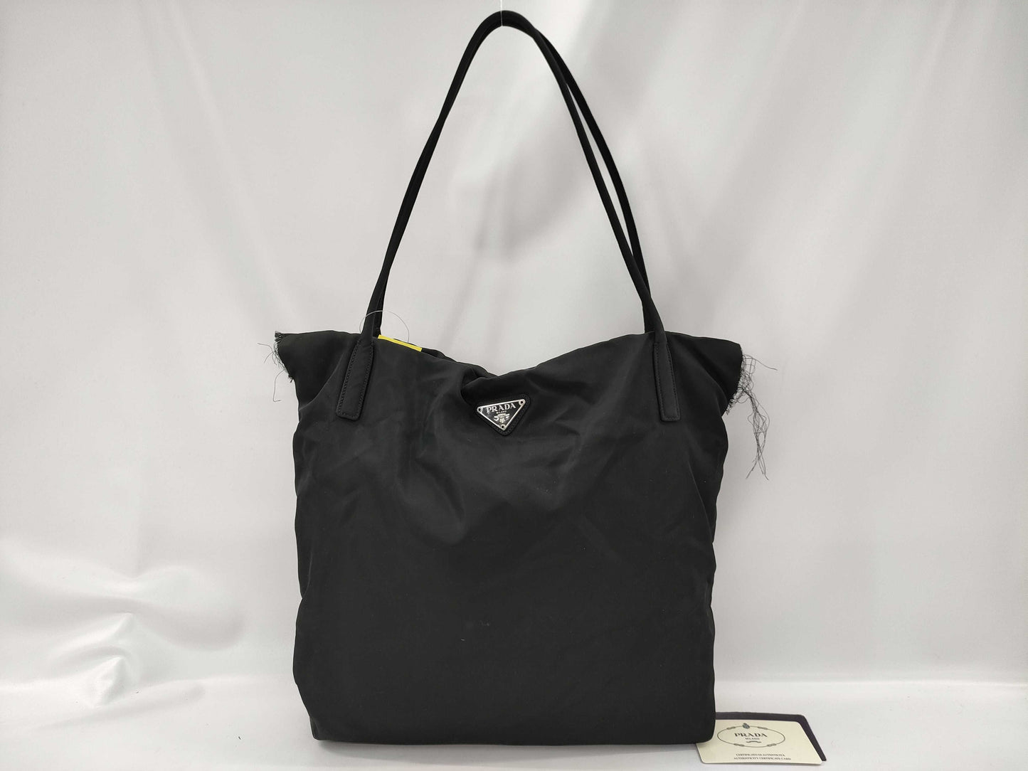 PRADA Nylon Tote Black Tote Bag