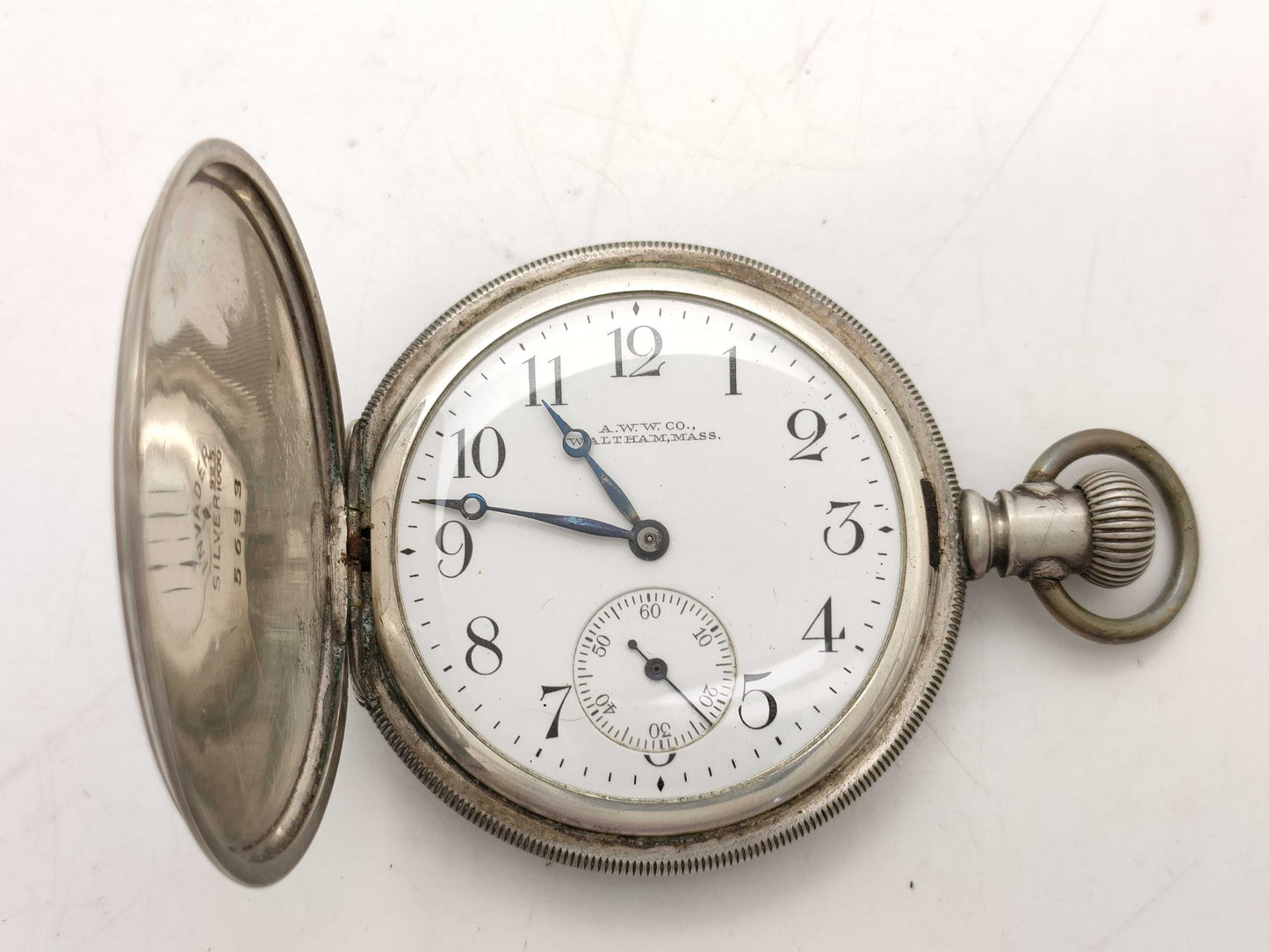 Waltham/Pocket Watch/SV925/Smoseko/Hand-wound Pocket Watch