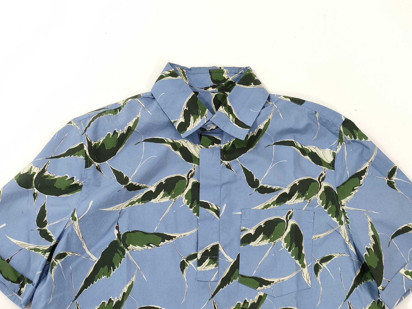 VALENTINO patterned blue shirt