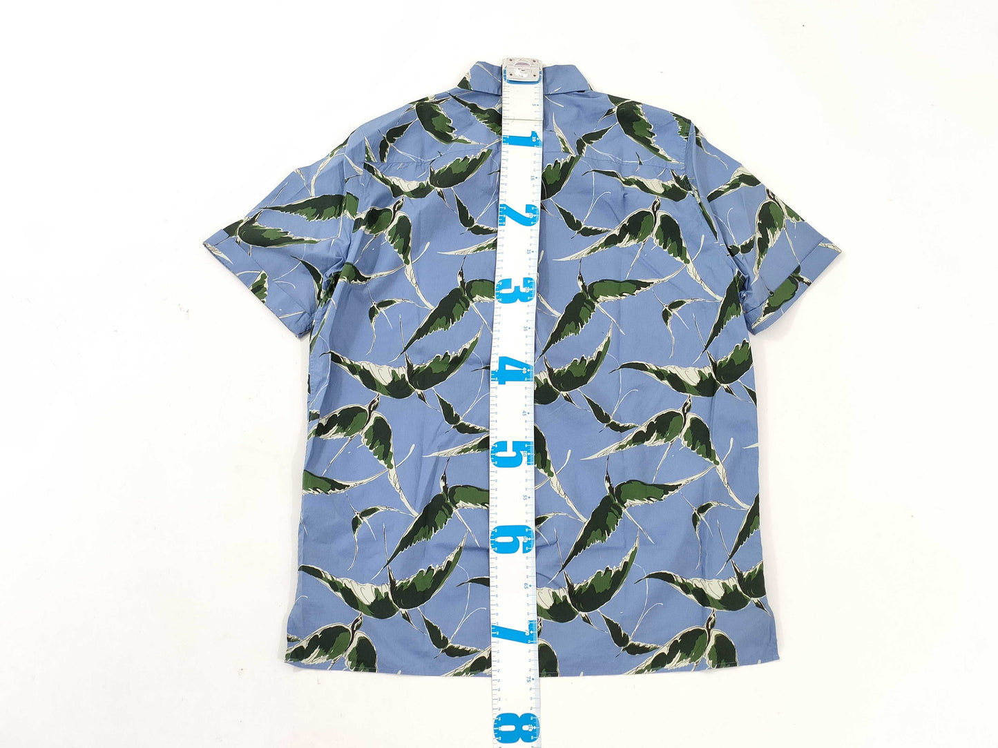 VALENTINO patterned blue shirt