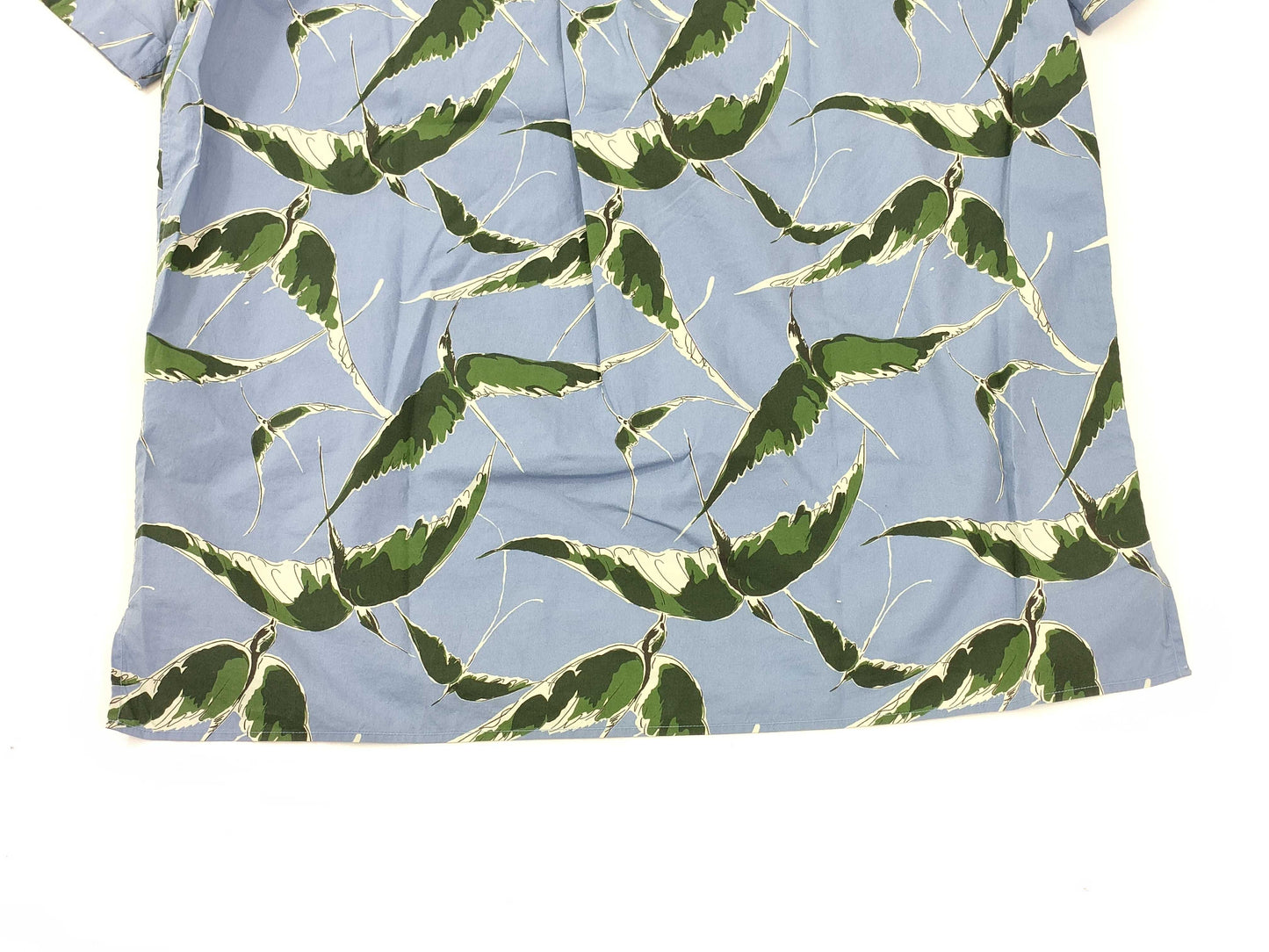 VALENTINO patterned blue shirt