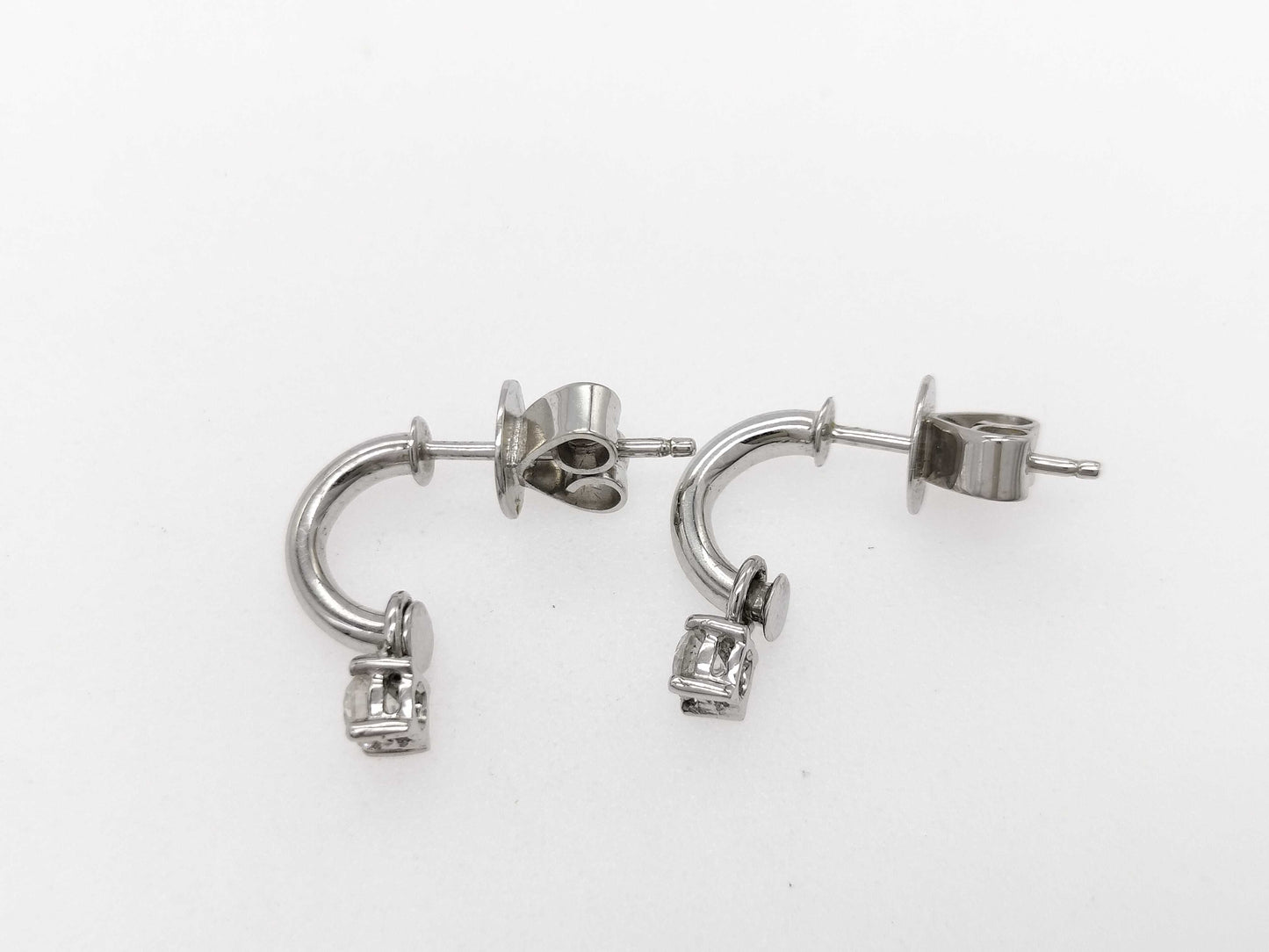 D0.11ct K17/750 2.1g Earrings