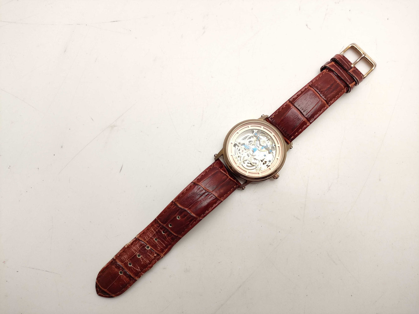 SONNE × HAORI Back Skelton H002 Men's Watch