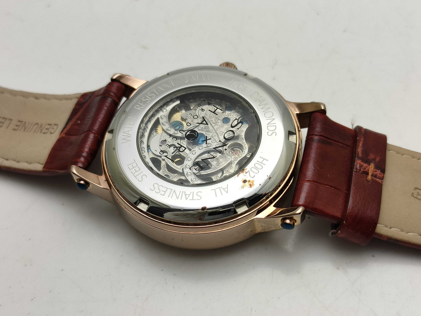 SONNE × HAORI Back Skelton H002 Men's Watch