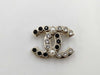CHANEL B23 K Coco Mark Pearl Rhinestone Brooch