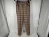 Burberrys Nova Check Straight Pants, Size 38