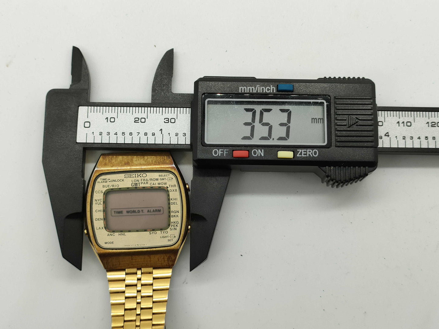 SEIKO GMT Digital World Time A718-5030 Boys' Watch