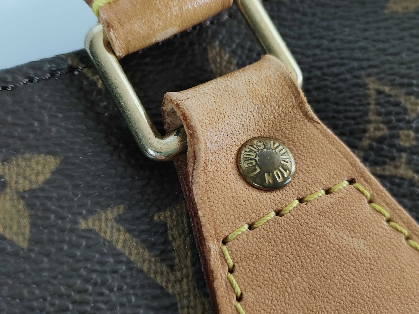 LOUIS VUITTON M51140 Monogram Sac Plat Tote Bag