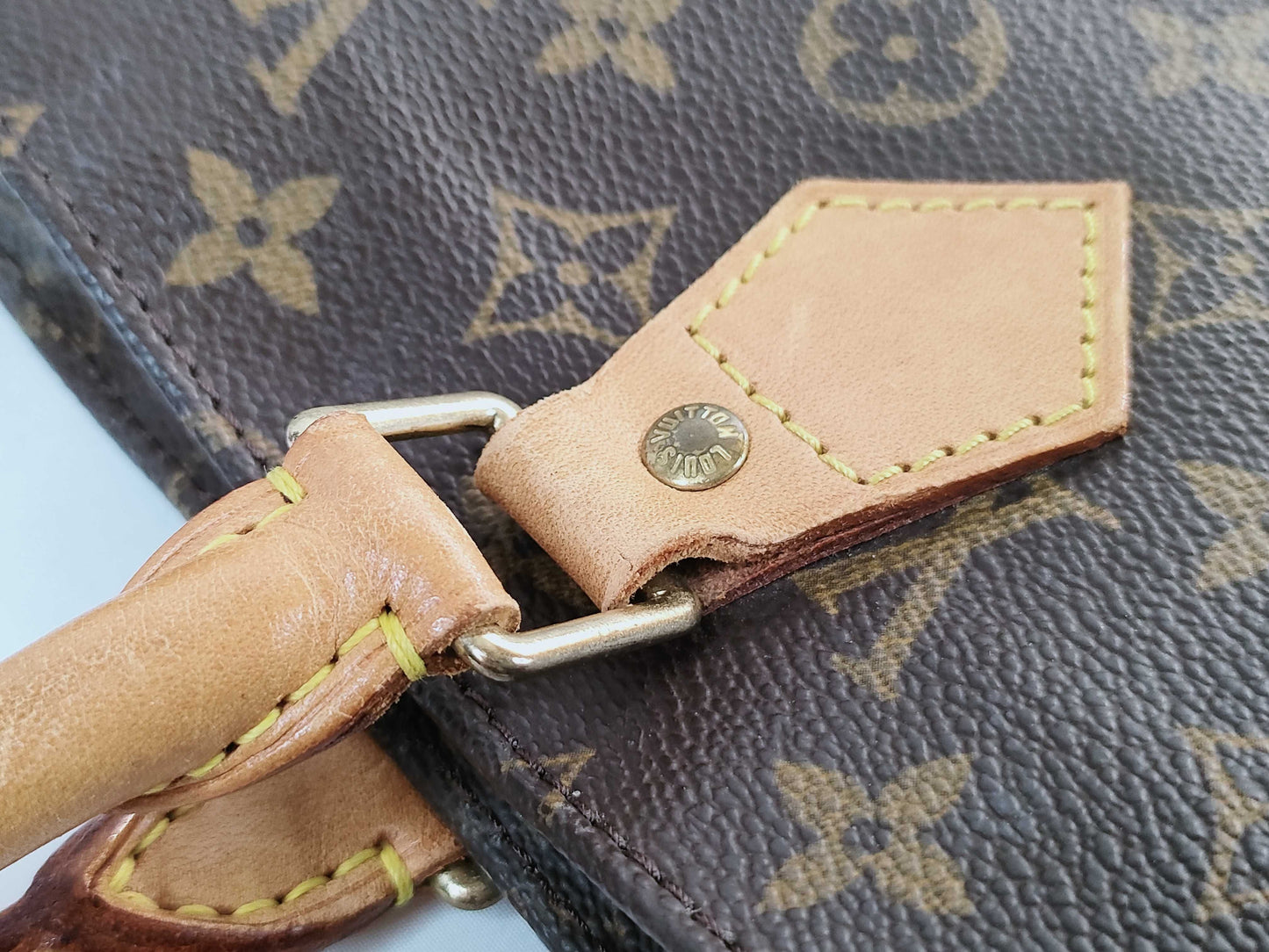 LOUIS VUITTON M51140 Monogram Sac Plat Tote Bag