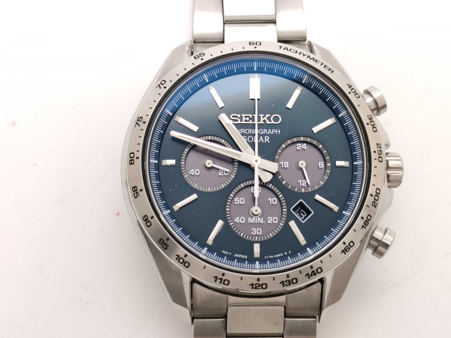 SEIKO Solar Chronograph V175-0FA0 Men's Watch