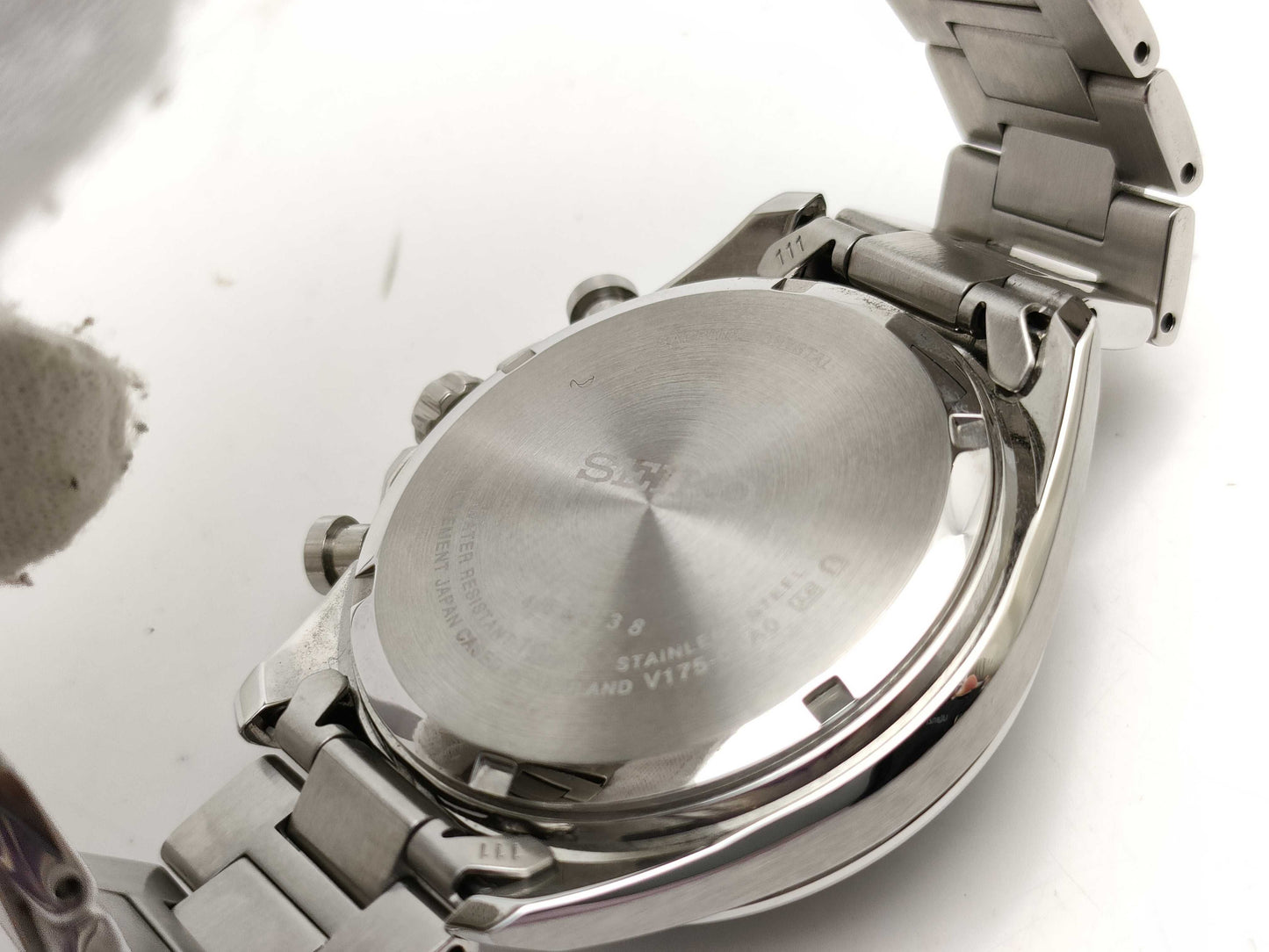 SEIKO Solar Chronograph V175-0FA0 Men's Watch