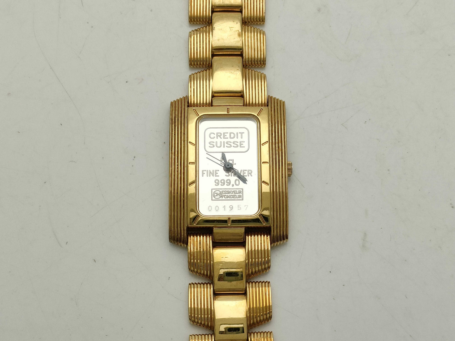 Fine Silver Ingot Watch Women's Watch