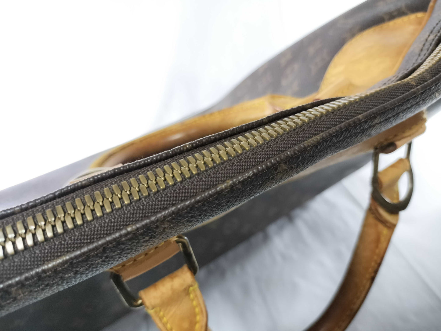 LOUIS VUITTON VI0918 Monogram M41392 Alize de Poche Boston Bag with Strap