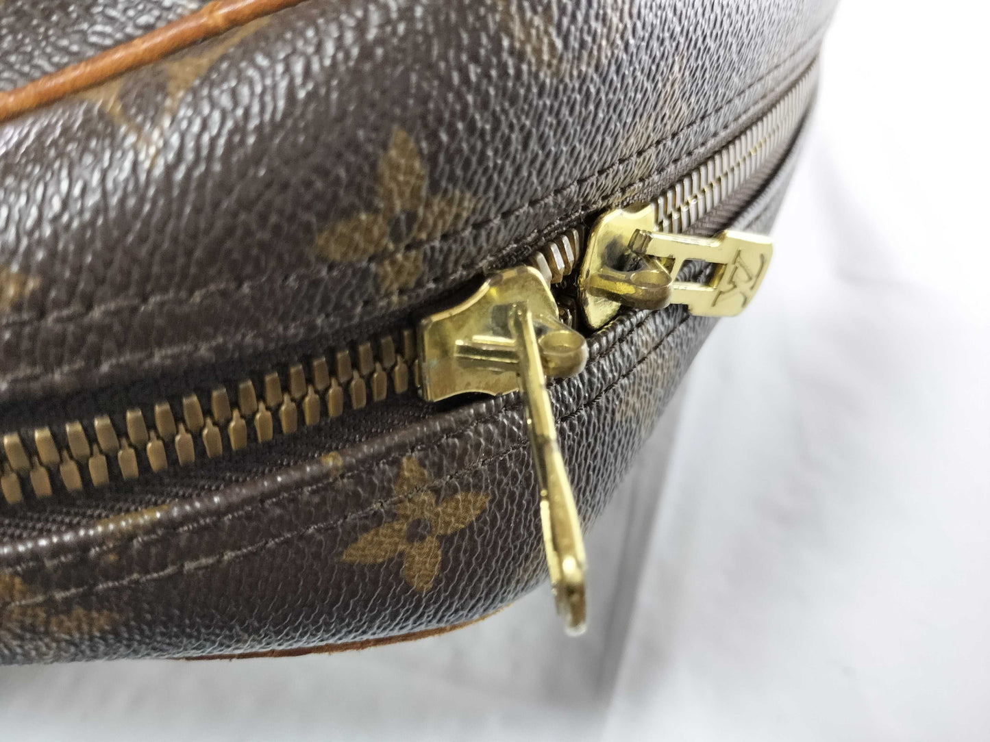 LOUIS VUITTON VI0918 Monogram M41392 Alize de Poche Boston Bag with Strap