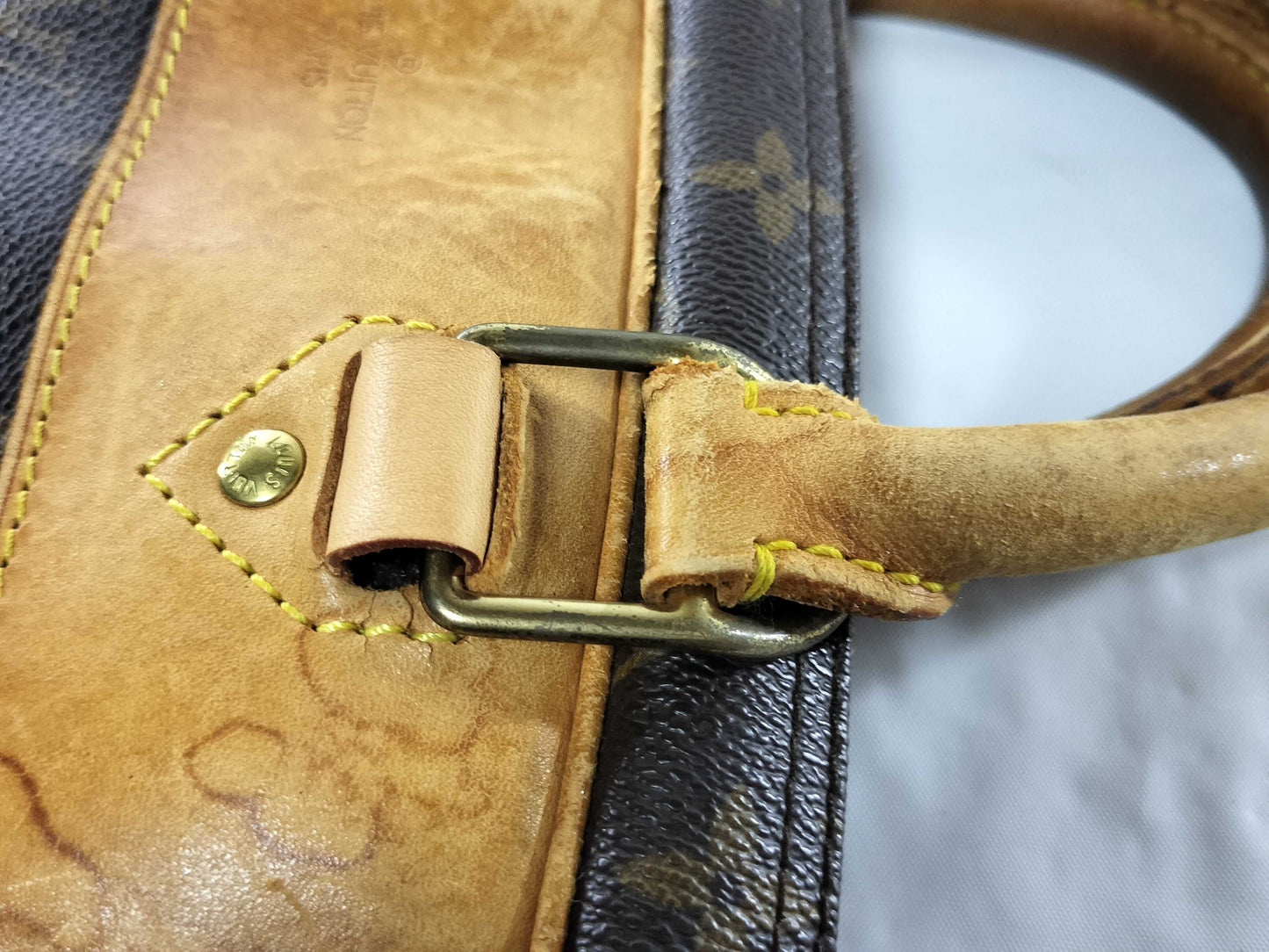 LOUIS VUITTON VI0918 Monogram M41392 Alize de Poche Boston Bag with Strap