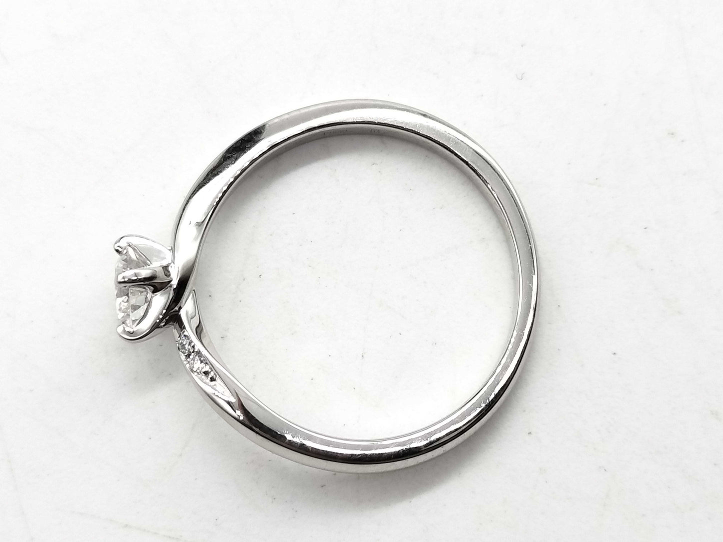 NIWAKA D0.32ct Diamond PT950 3.4g Ring