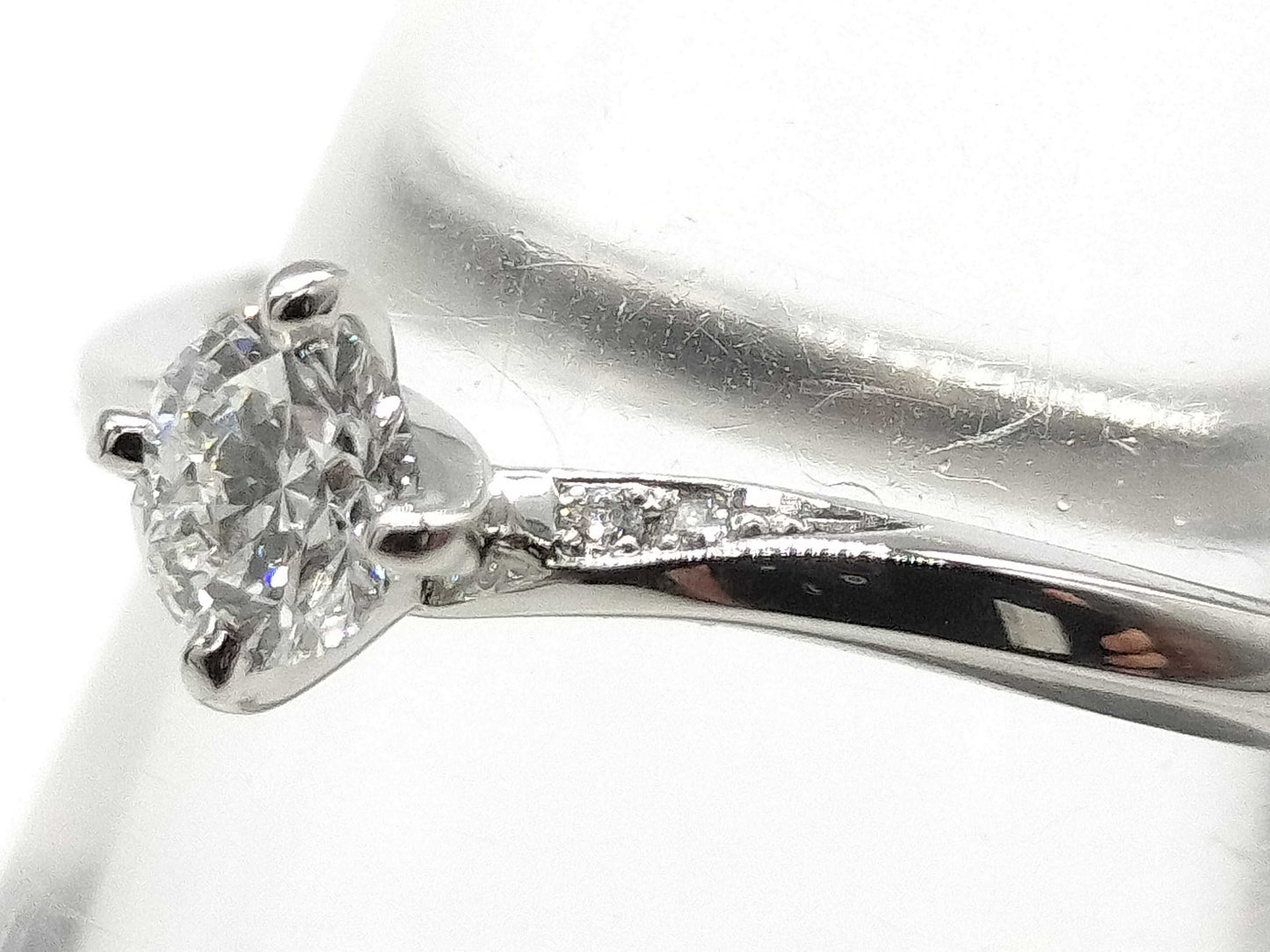 NIWAKA D0.32ct Diamond PT950 3.4g Ring