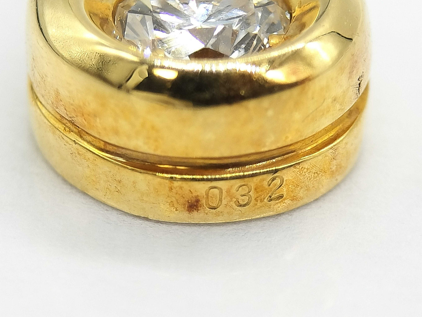 D 0.32ct K18 3.0g Necklace