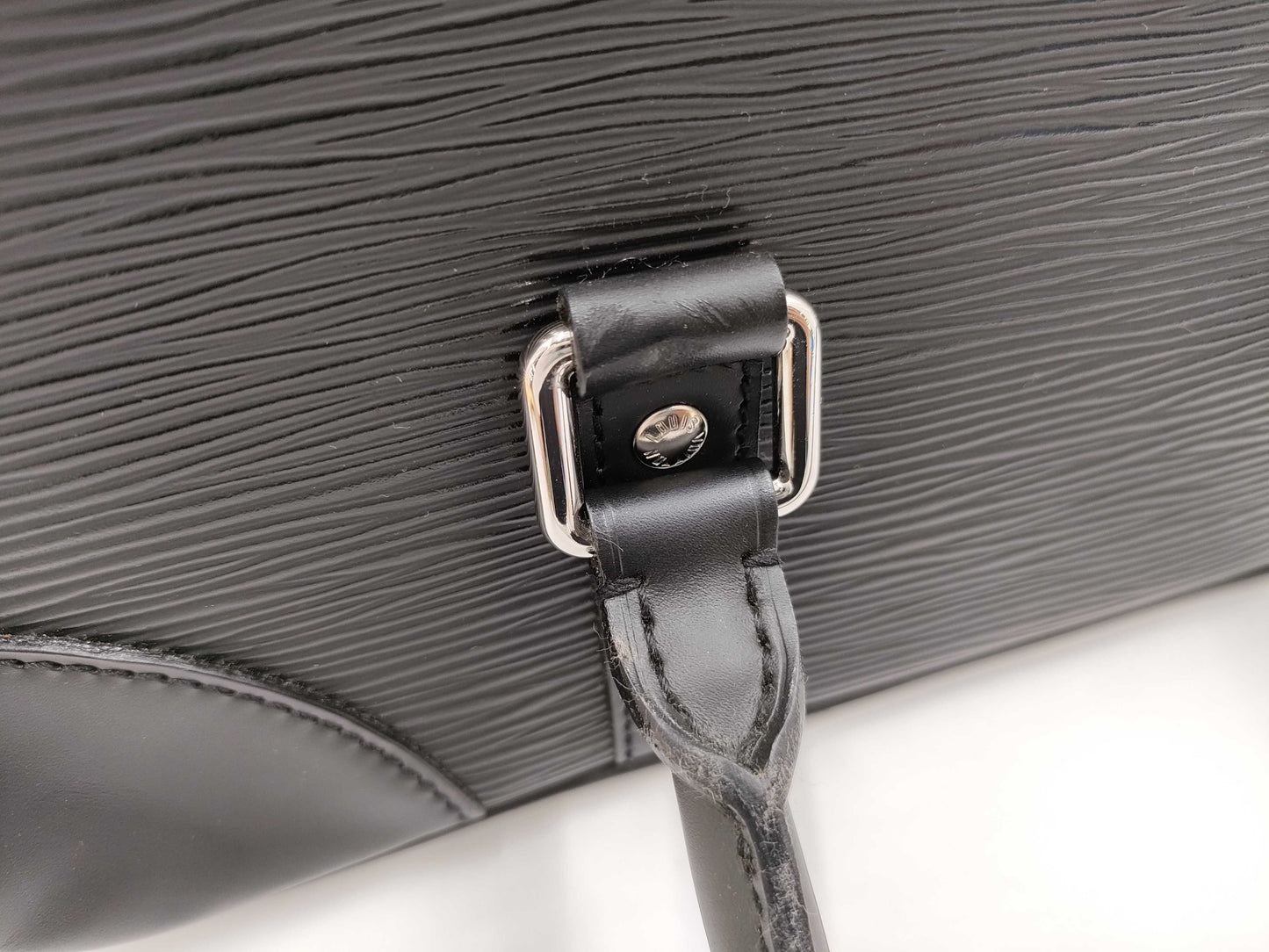 LOUIS VUITTON Epi Segur PM Noir M58822 Handbag