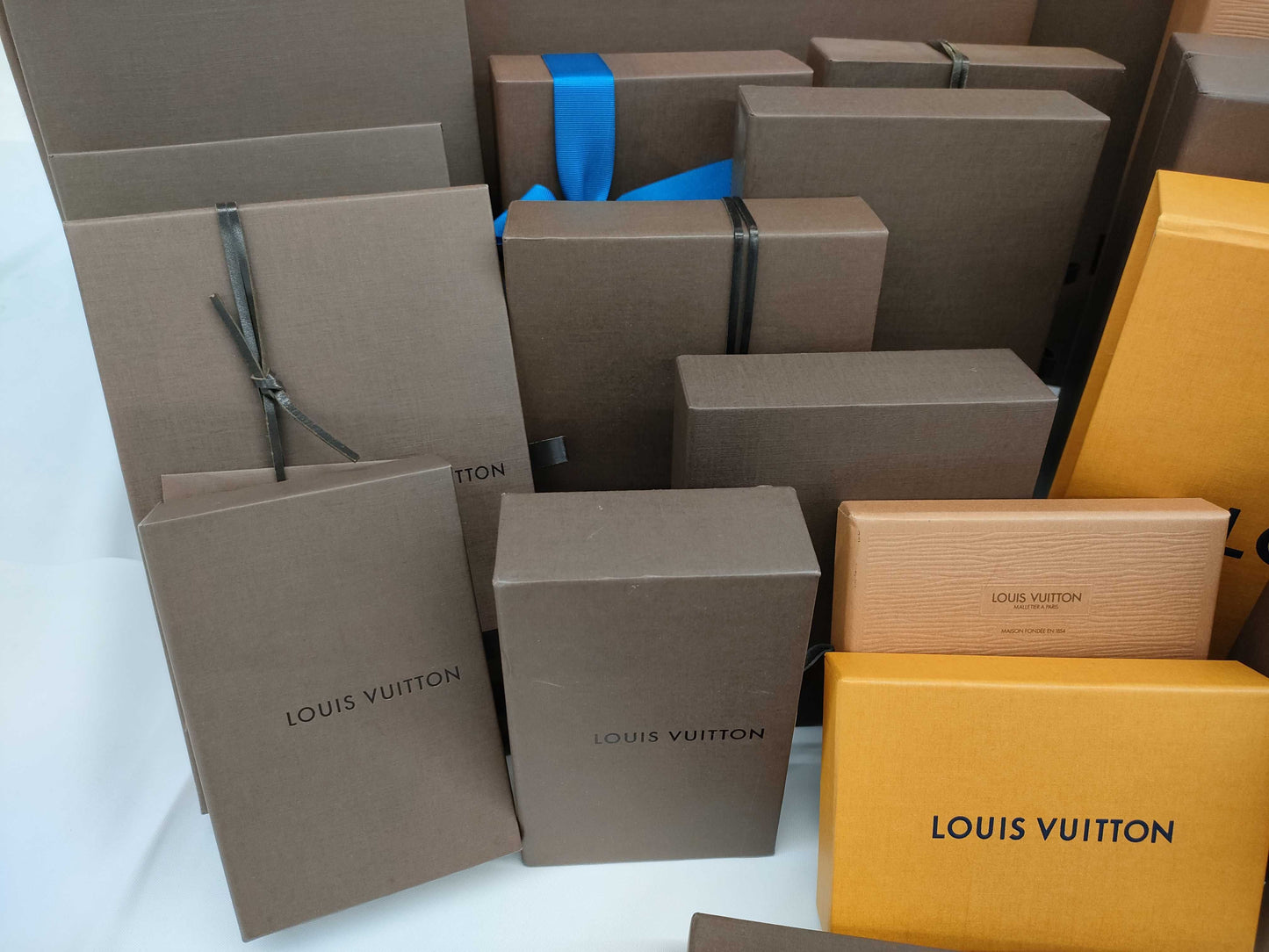 LOUIS VUITTON Empty Boxes/Paper Bags Bundle, Large Size, Brand Empty Box Bundle, Brand Empty Box Bundle