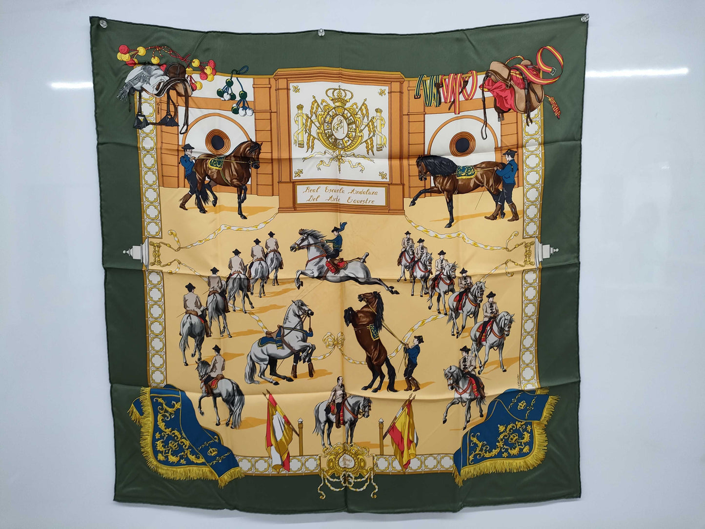 HERMES Royal Andalusian Equestrian Scarf