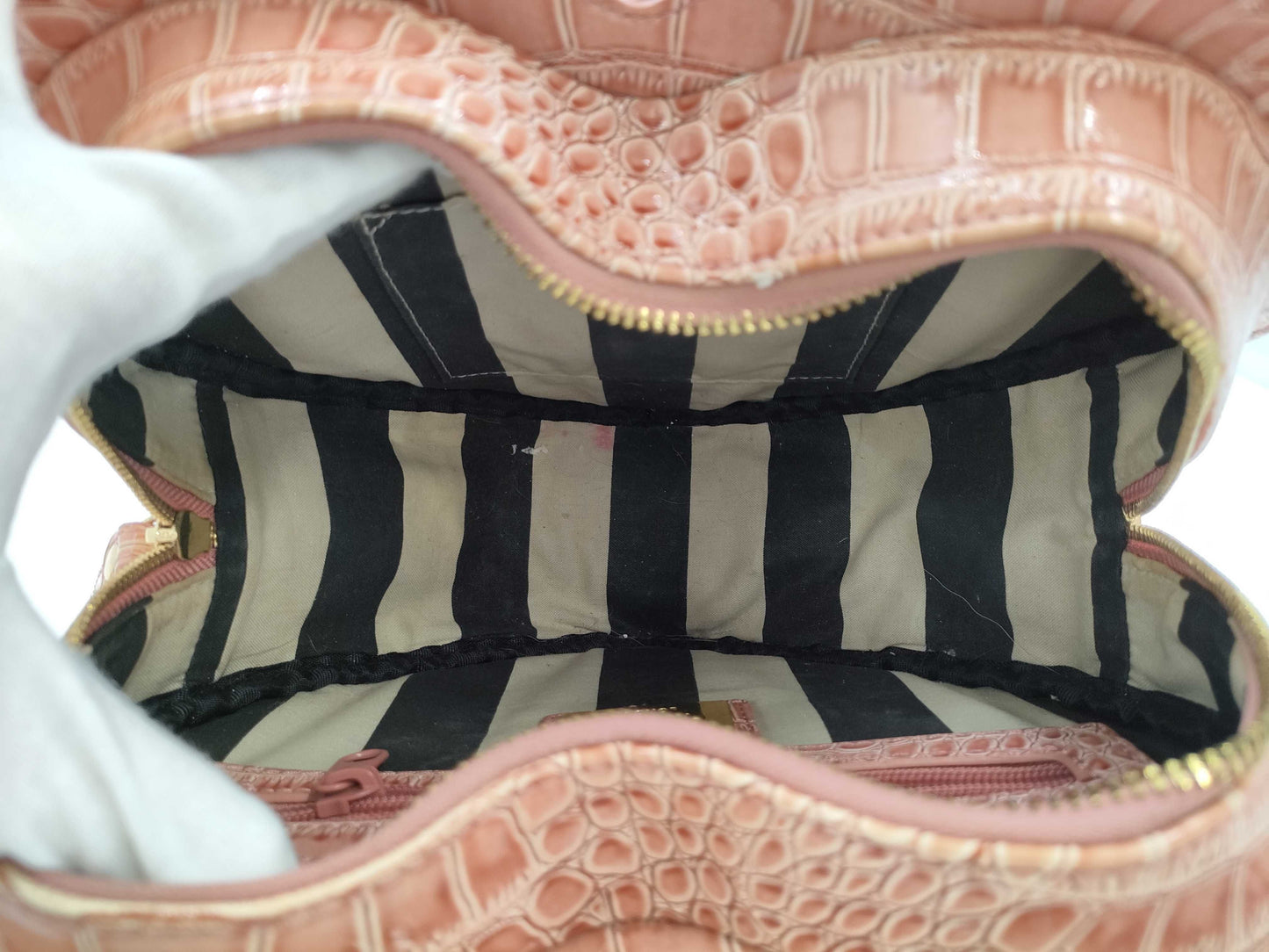 Vivienne Westwood Vivienne Croco Embossed Heart Bag Bag
