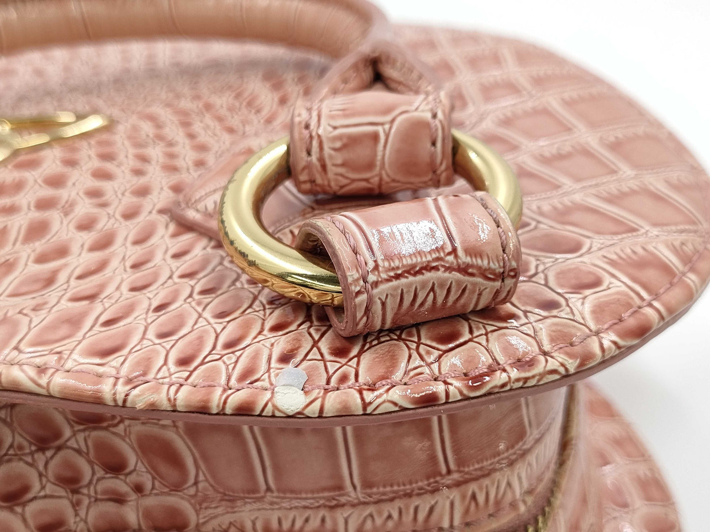 Vivienne Westwood Vivienne Croco Embossed Heart Bag Bag
