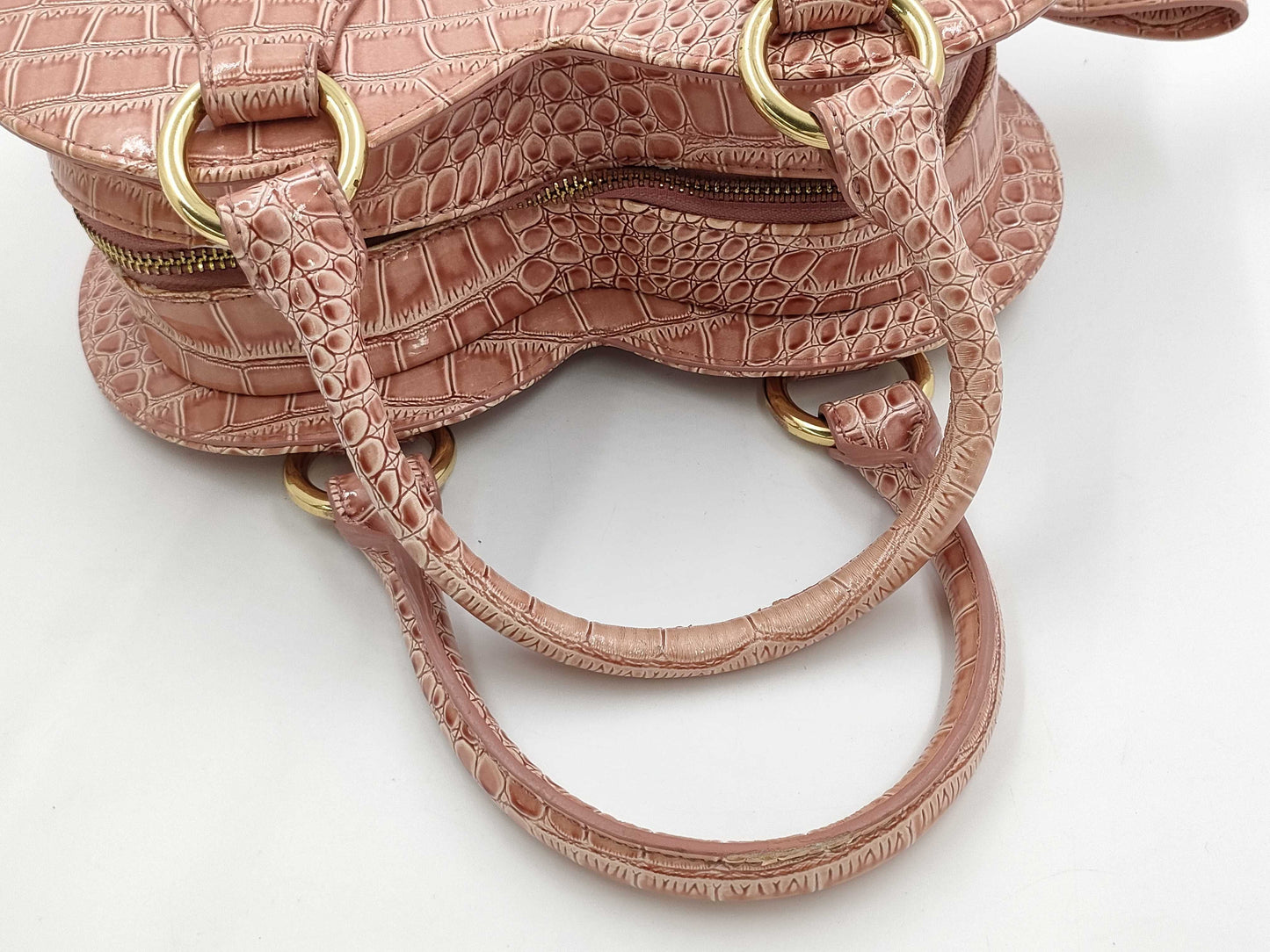 Vivienne Westwood Vivienne Croco Embossed Heart Bag Bag
