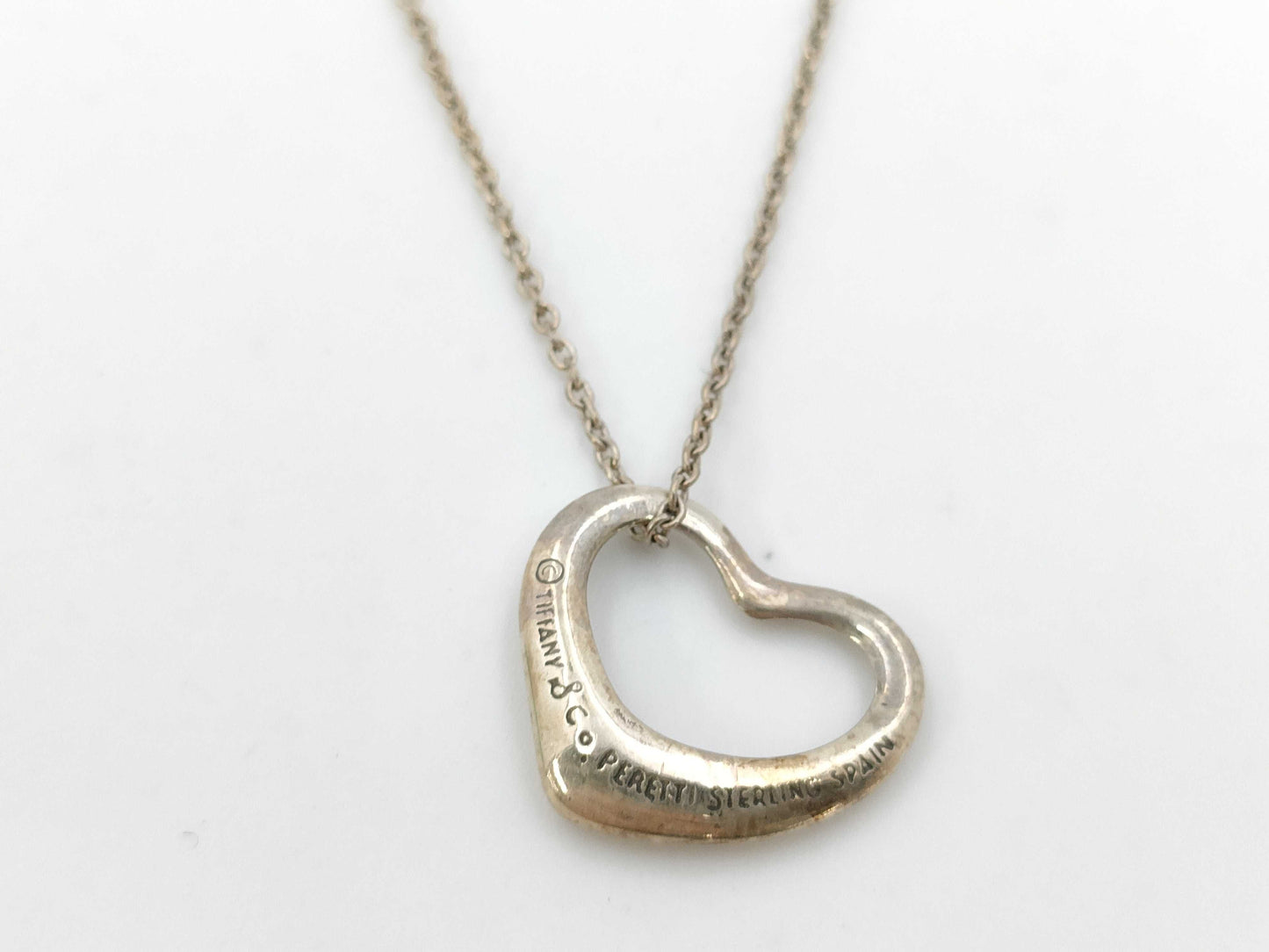 Tiffany & Co. Tiffany Open Heart Necklace 925 Necklace