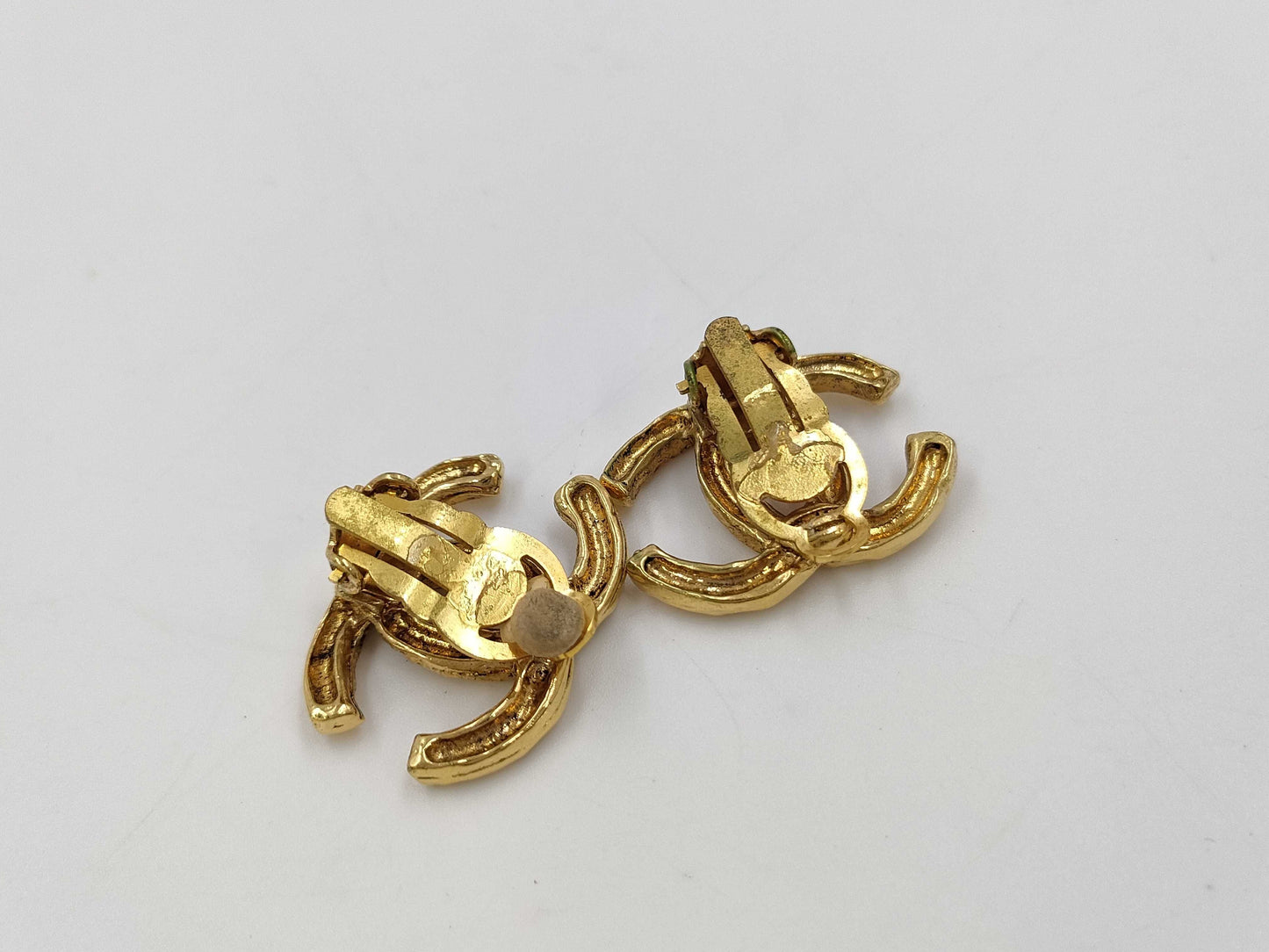 CHANEL Gold Earrings ※No Plate Earrings