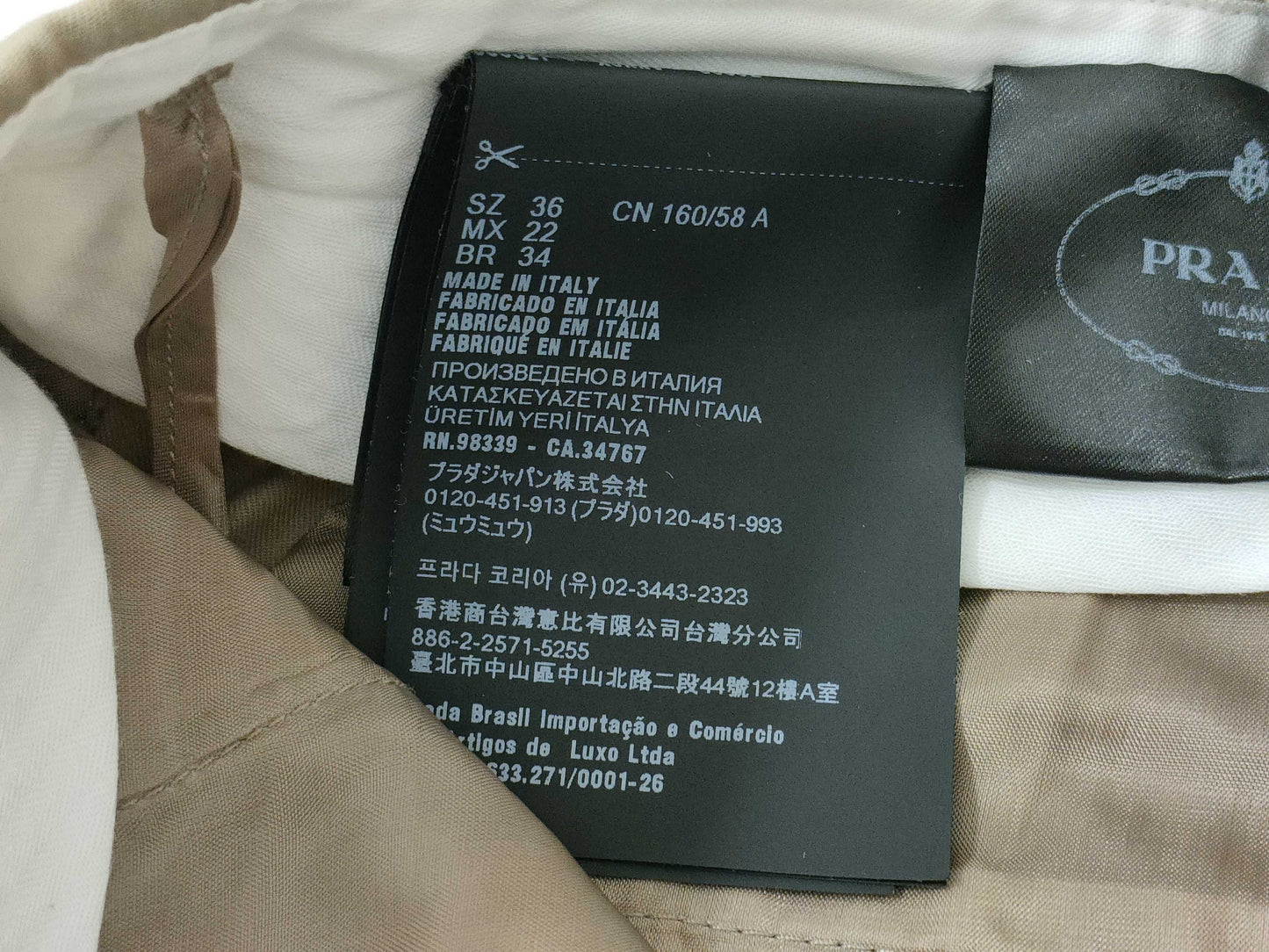PRADA @ Belted Pants