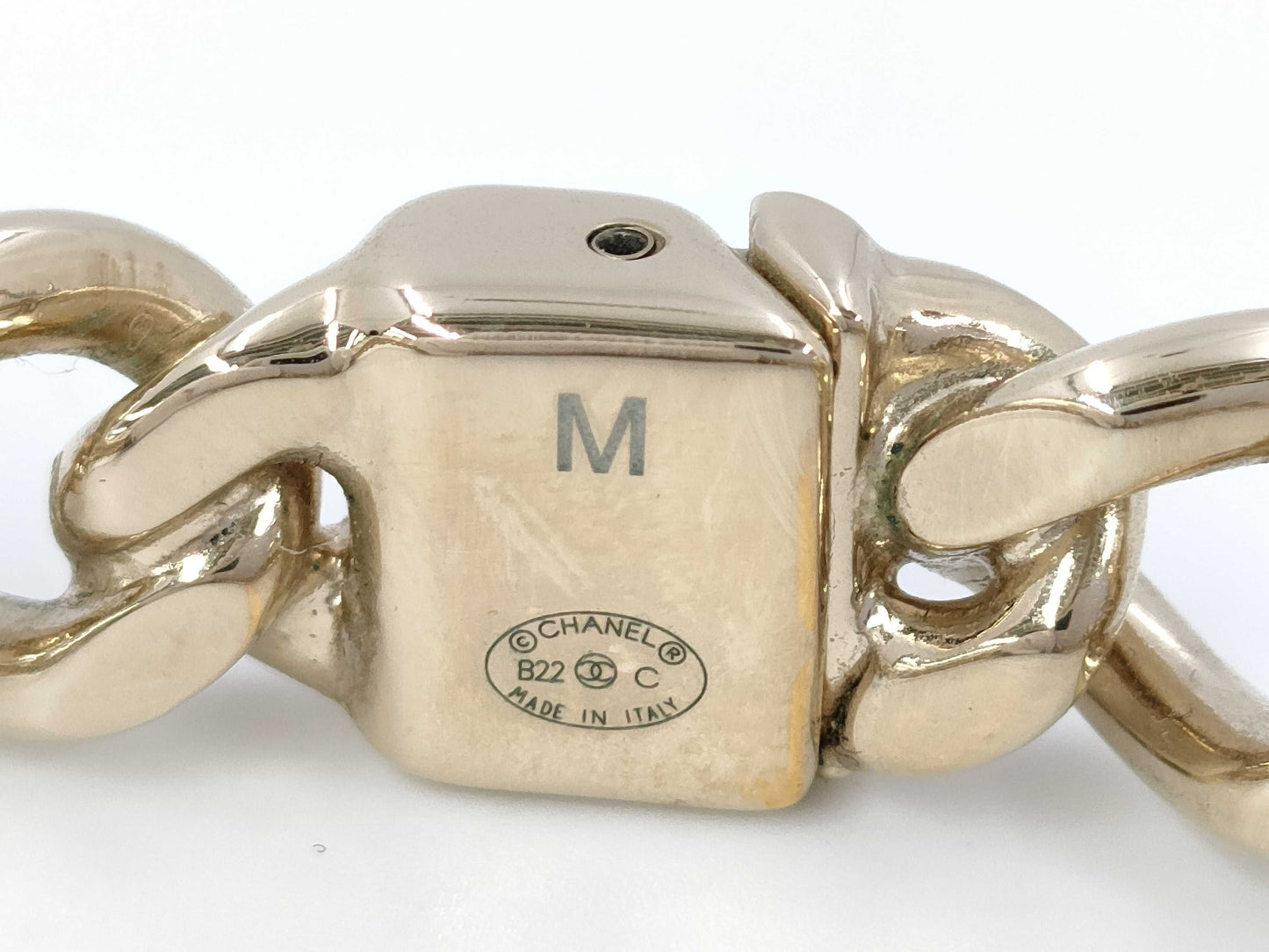 CHANEL B22C Choker Coco Mark Necklace