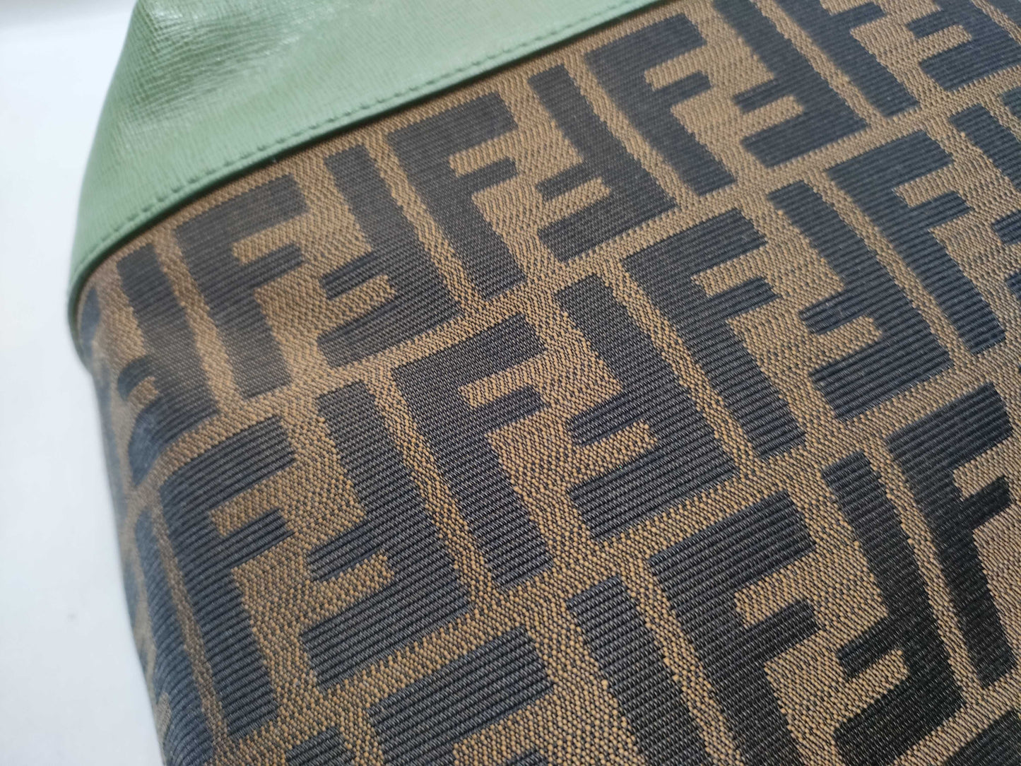FENDI Zucca pattern canvas tote bag
