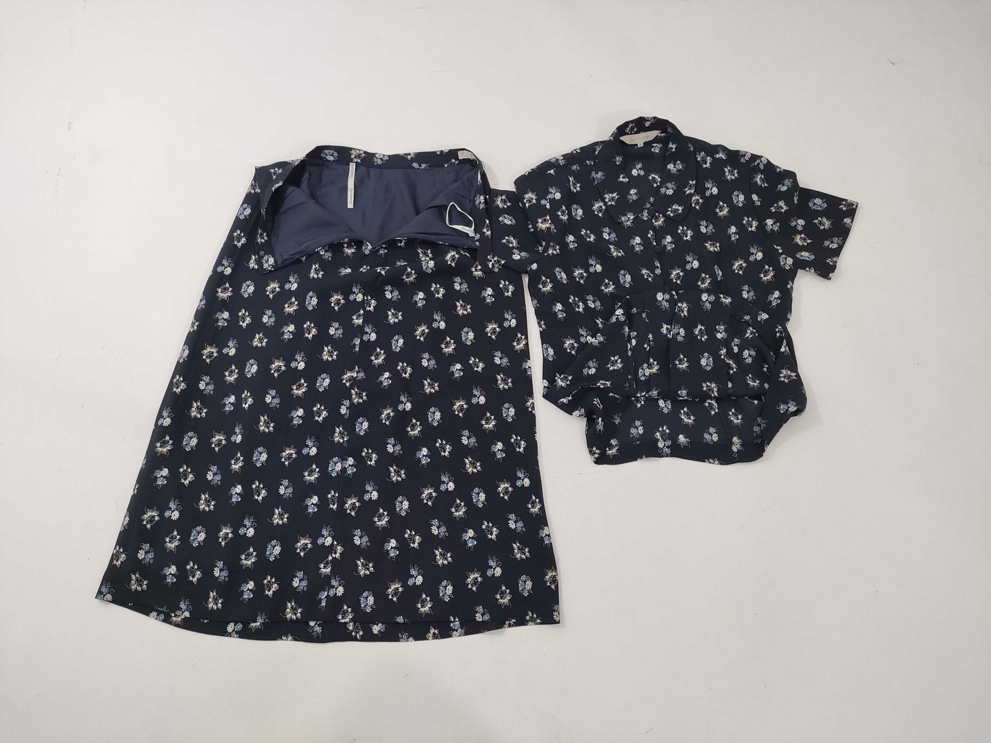 BURBERRY / Floral Print Short Sleeve Set / Navy Other Apparel