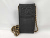 CHANEL Caviar Skin Chain Pouch Shoulder Bag