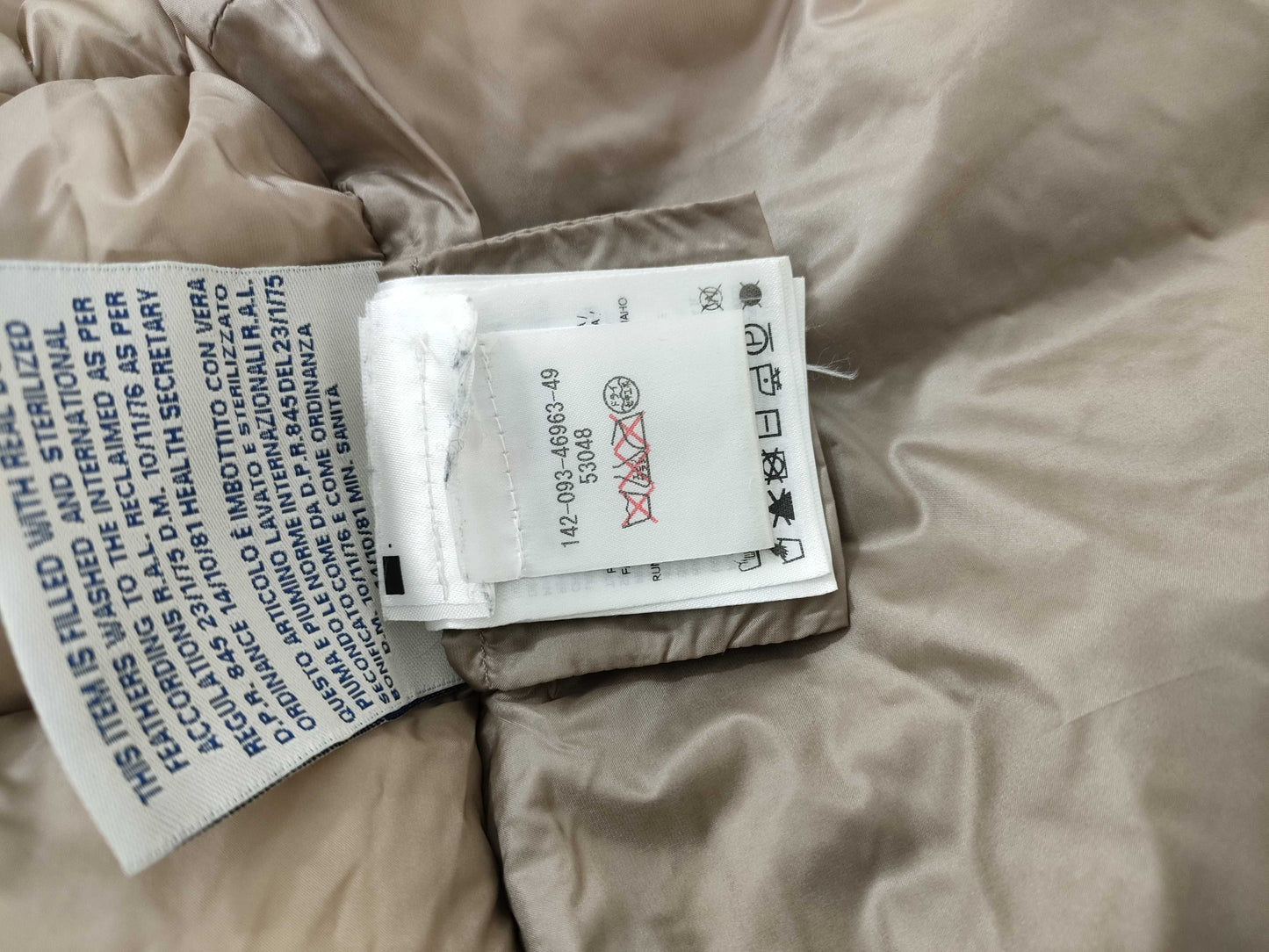MONCLER Down Jacket/Beige Jacket