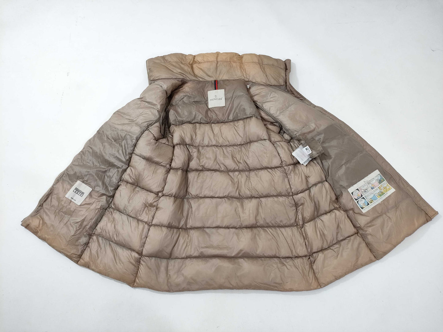 MONCLER Down Jacket/Beige Jacket