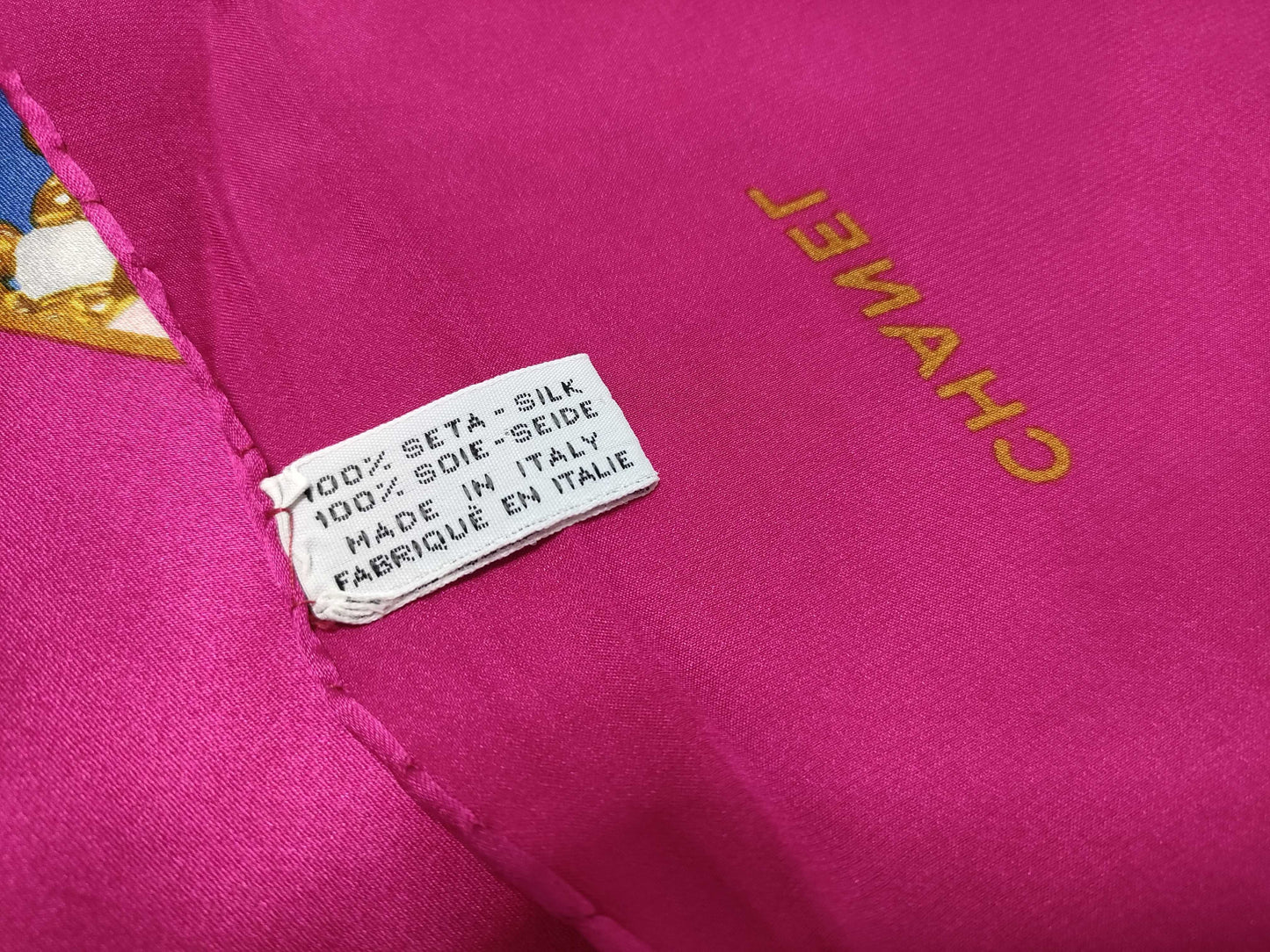 CHANEL Coco Mark Coco Scarf Jewelry Pattern Scarf