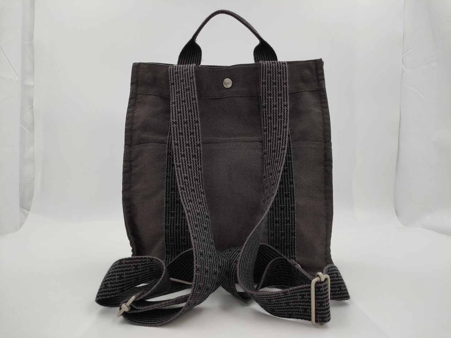 HERMES Airline Airline Ad MM Gray Backpack