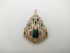 Total length 9.86/2.07ct, R 0.46ct, D 2.59ct, K18, 43.2g, Brooch