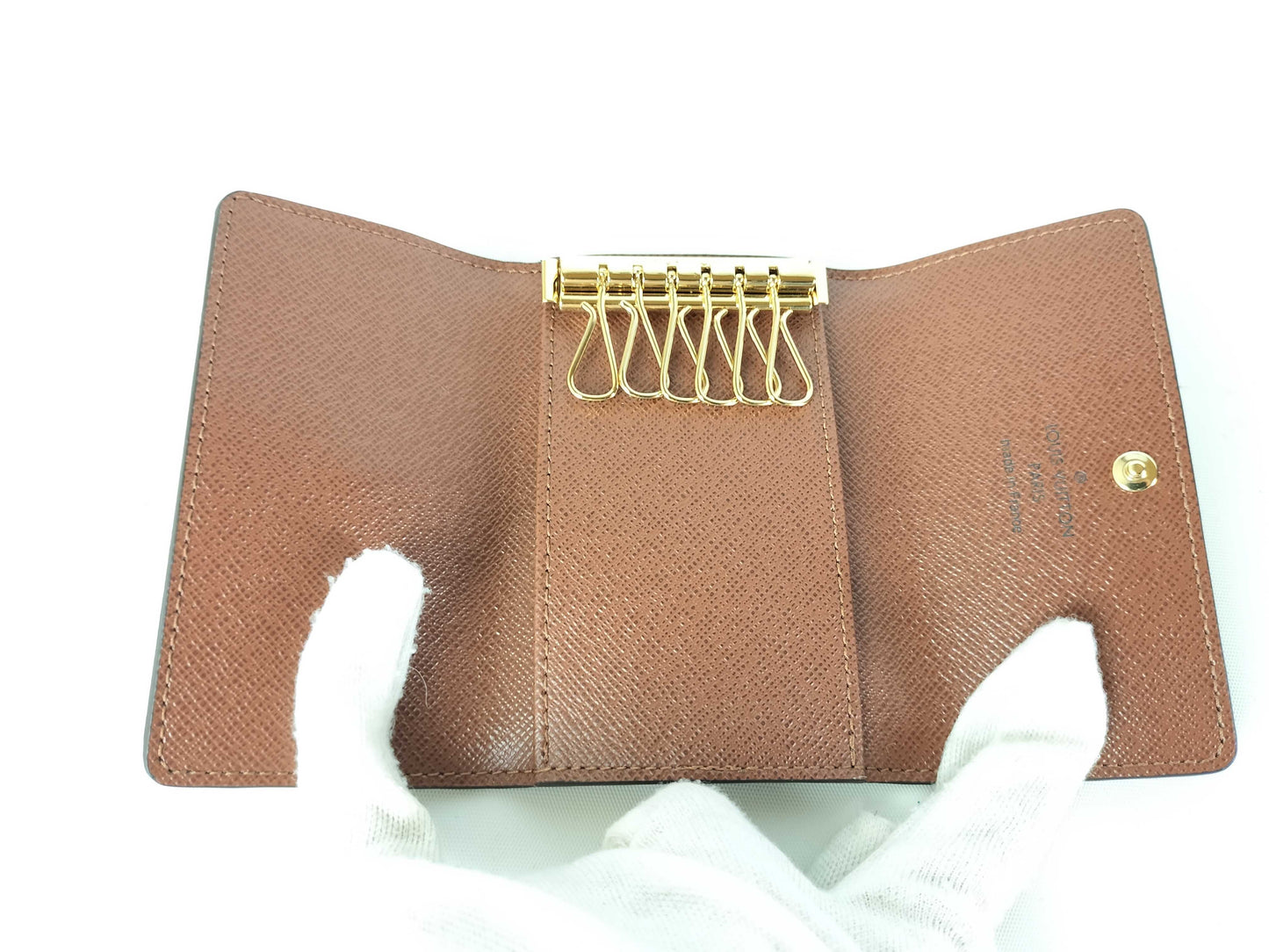 LOUIS VUITTON RFID Verified Monogram M62630 Multicle 6 RFID Key Case/Key Holder